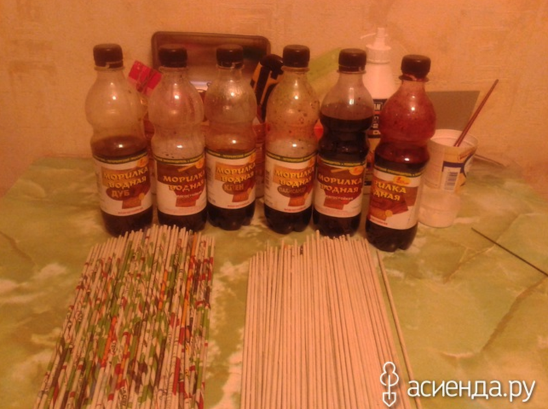 Чем красить трубочки из бумажной лозы — первый этап окрашивания